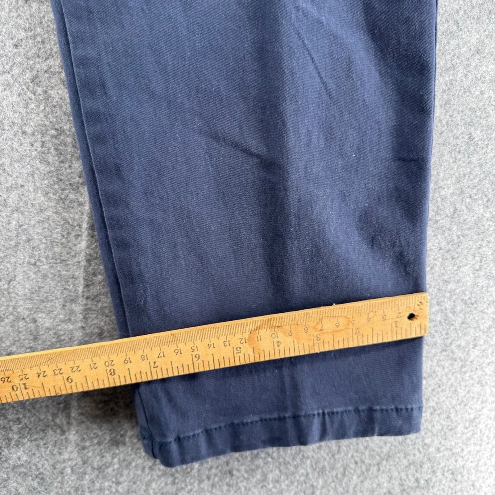 Izod Saltwater Stretch Chino Pants Mens 30x32 Cadet Navy Straight Fit NWT